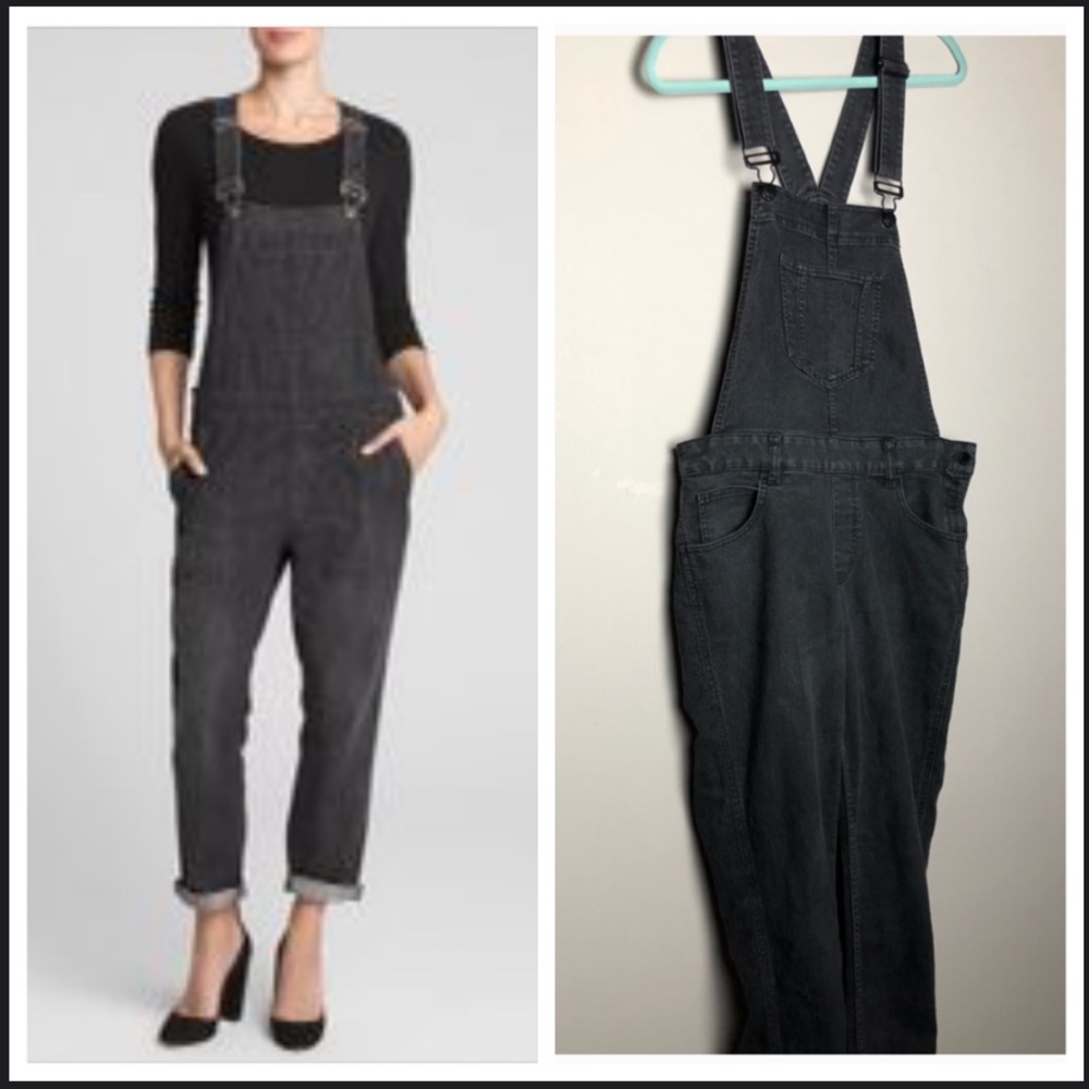 Gap vintage? light black wash denim overalls